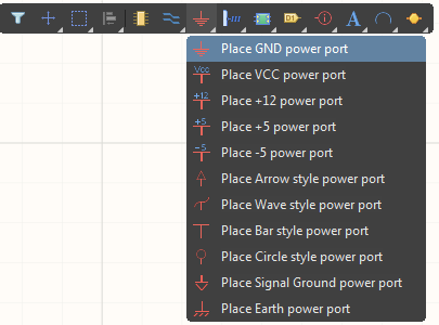 Fig. 10 - Power Ports commands