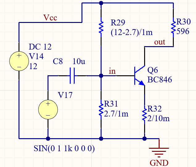 Fig. 16 - Сircuit with transistor BC846