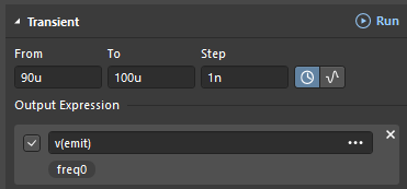 Fig. 30 - The output voltage calculation settings