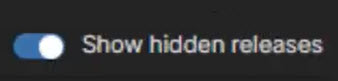 Show hidden Items